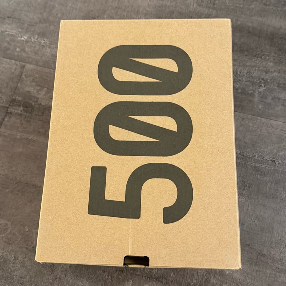 Yeezy 500, Stone, size men’s 6.5, made by adidas sneakers